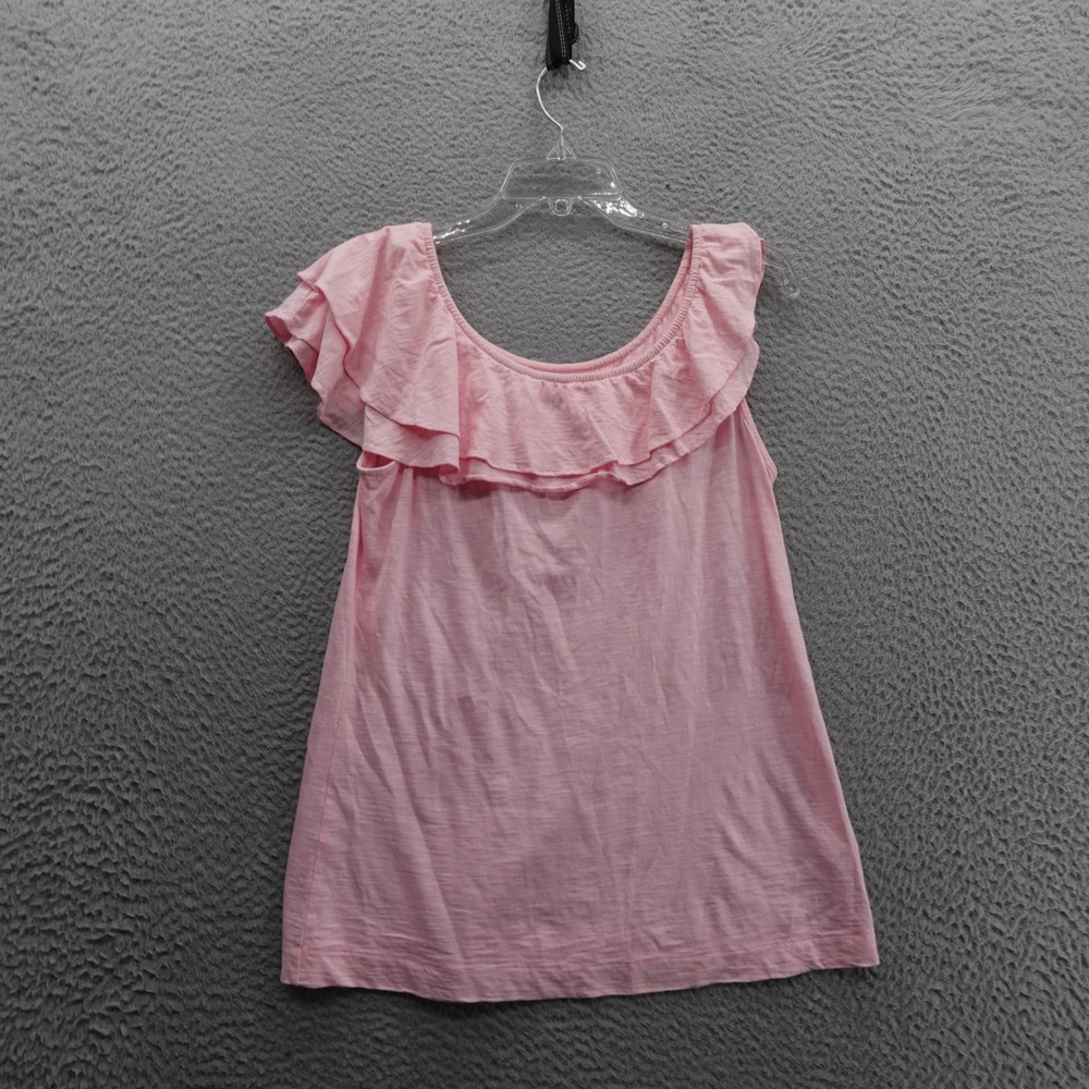 Lilly Pulitzer Lilly Pulitzer Wynne Ruffle Off Shoulder Top Large Pink Womens